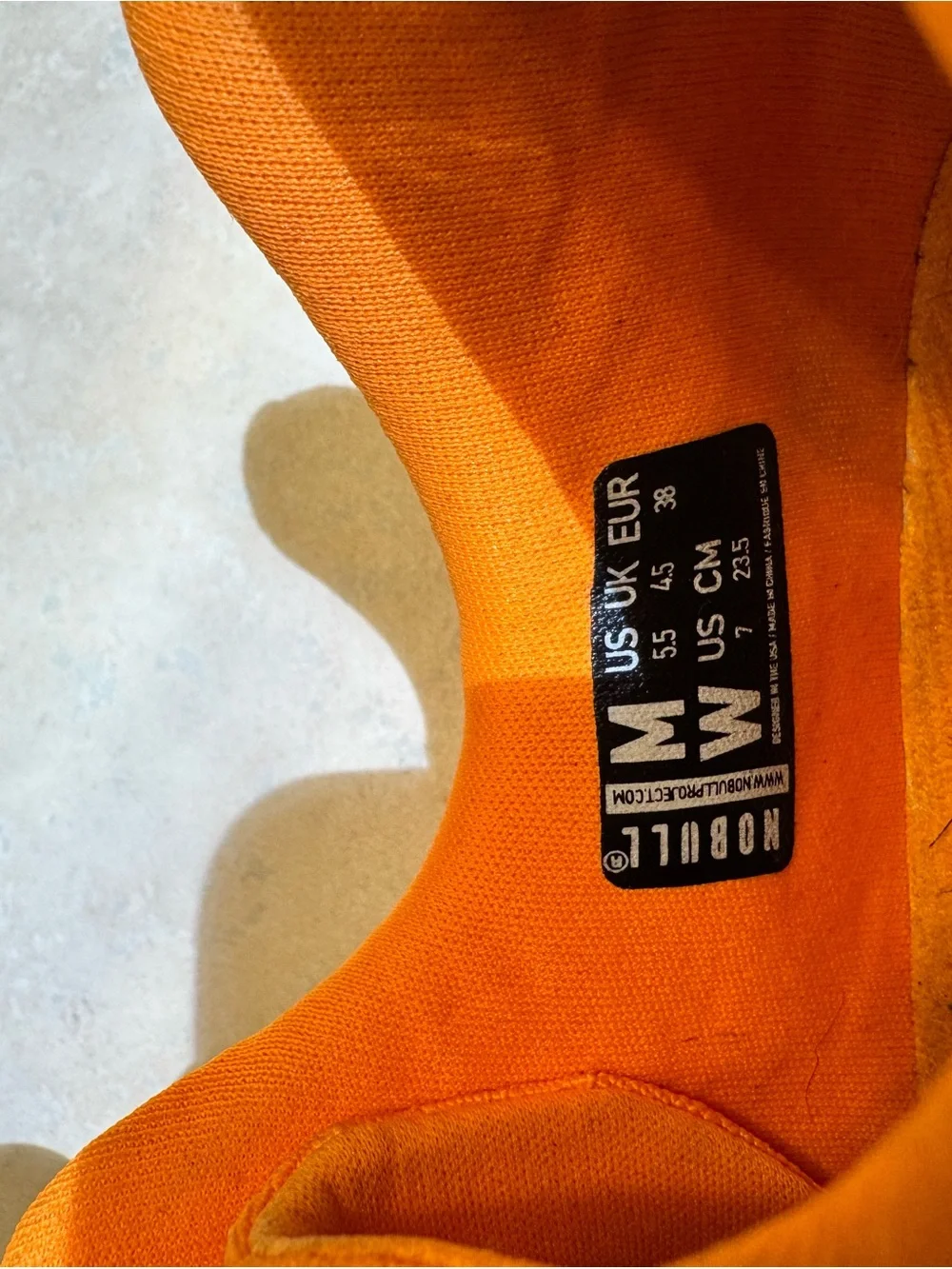 NOBULL bold orange